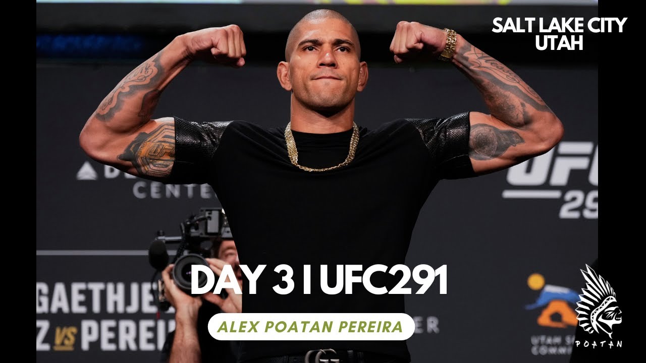 DAY 3 I Press Conference I UFC291 I Alex Poatan Pereira - YouTube