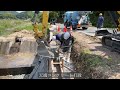 disaster recovery work 　restore a collapsed riverbank　【japanese civil engineering】