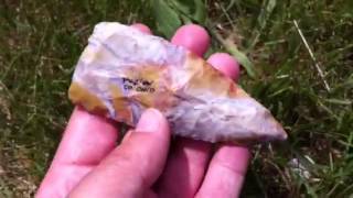 Arrowheads beautiful flint ridge blade