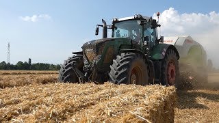 FENDT Vario 936 + CLAAS Quadrant 5300FC | Pressatura Paglia 2019 |VENZO