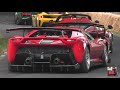 one off ferrari p80 c going crazy around goodwood fos 2019