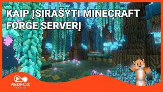 Kaip įsirašyti forge į Minecraft | Server side