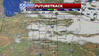 Partly cloudy Monday with mild temperatures