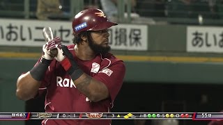 【プロ野球パ】楽天が集中打、しかしオリックスも好守連発！先制は2点にとどまる  2015/08/27 Bs-E