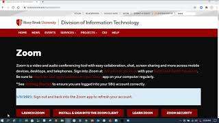 Signing out and Signing into Zoom to Refresh your License