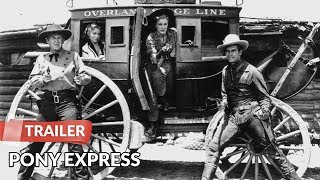 Pony Express (1953) Trailer | Charlton Heston | Rhonda Fleming