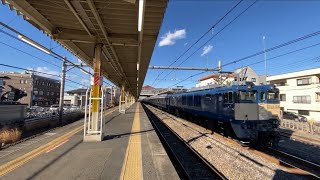 【新津配給】『新津からのクリスマスプレゼント』EF64に牽引されるE235-1000が北本駅を通過しました(2024/12/24 13:42)