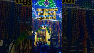 നെല്ലുവായ് ശ്രീ ധന്വന്തരി ഏകാദശി🪔🙏🏻 #nelluvayatemple #dhanwantari #youtubeshorts