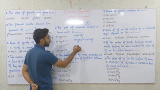 Gravitation | MCQs Assessment | Chap 05 | Physics | 9th Class