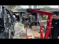 mitsubishi delica engine removal