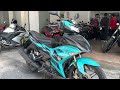 yamaha y15zr new cyan 2022 coverset walkaround