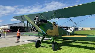 Polikarpov Po-2 engine start