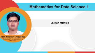 Lec 14 - Section Formula