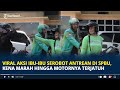 Aksi Ibu-ibu Serobot Antrean di SPBU, Kena Marah Pengunjung Lain sampai Motornya Terjatuh