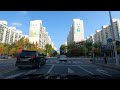 【4k】driving in daejeon korea autumn colors on the road