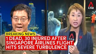 Singapore Airlines flight SQ321 hit by turbulence, 1 British passenger dead