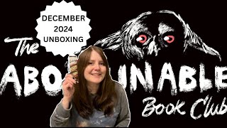 The Abominable Book Club - Horror Book Box Unboxing (December 2024)