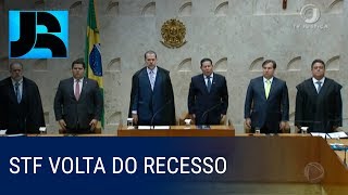 Na volta do recesso, STF deve votar temas polêmicos