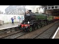 lner b1 61306 mayflower at manchester victoria railway station with the christmas white rose