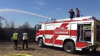 Großer Flächen- und Waldbrand bei Rorodt- Hubschrauber im Einsatz