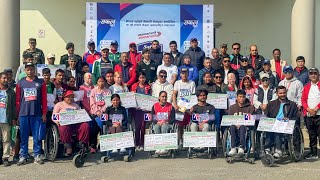 पोखरा म्याराथनको ह्वीलचेयर र दृष्टिविहीन दौड सम्पन्न | Wheelchair and Blind Run in Pokhara Marathon