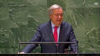 'We must End the Merciless, Relentless, and Senseless War on Nature' | Antonio Guterres