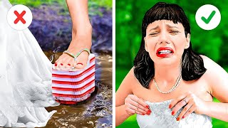 What a CRAZY Wedding! 👰🤪 || Awesome Hacks and Relatable Problems