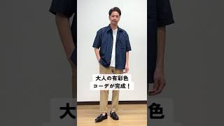 【30代・40代メンズ】色合わせで失敗する原因は色を使いすぎる事！詳しくは説明欄で#DCOLLECTION #dコレ #メンズファッション #メンズコーデ #変身動画 #春服 #夏服 #shorts