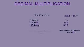 Decimal Multiplication #maths