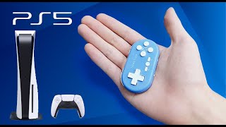 Q36 PS5(PS4ゲームのみ)接続動画　COWBOX ミニコントローラーiphone/ipad/Android/switch/PC ジャイロセンサー Joy-con機能gamepadspace対応