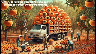 Japanese Farmers' Persimmon Harvest – Traditional Dry Persimmon Making | Farming Documentary