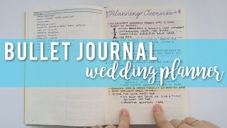 WEDDING PLANNING | Bullet Journal Flip-Through | Sam Granger