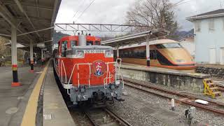 東武鉄道DE10形1099号機\u0026スペーシア106F編成100形🚃💨