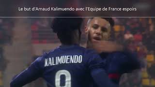 Le but d'Arnaud Kalimuendo avec l’Équipe de France espoirs