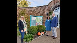 Mims Davies MP visiting Borde Hill Garden 9 October 2020