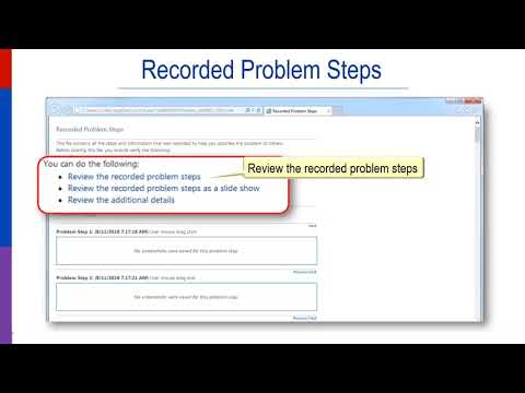 Problem Steps Recorder