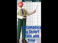 How to Automatically Insert Date and Timestamp in Google Sheets?