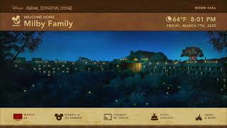 Animal Kingdom Lodge Splash Screen @ WDW - Disney Resort TV