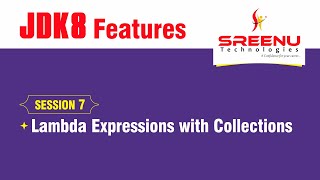 JDK8 Features (Lambda Expressions with Collections) Session-7 | By Mr. Sreenivas