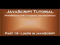 Loops in JavaScript