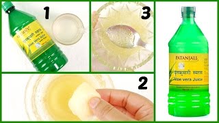 How to Use Patanjali Aloe Vera Juice for Glowing Skin \u0026 Healthy Hair + Review