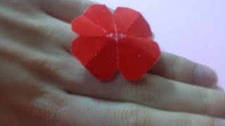 Origami Flower's Ring - リング