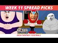 2024 NFL Week 11 Spread Picks | Paul vs Tyson, Grey Cup | NFL Predictions | Cust Corner: Simmer Pots