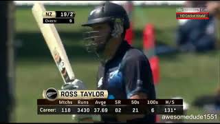Ross Taylor 181 runs in 147 ball l eng Vs nz 4th odi
