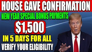 $1,500 Social Security \u0026 SSI Bonus Coming: 5-Day Countdown - Check Eligibility Now