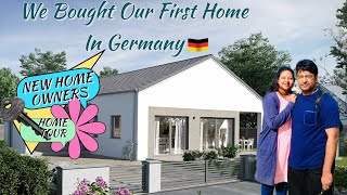 WE BOUGHT A HOUSE!! First home in Germany| HomeTour| House in typical German Town| bucket listtick🧿🪬