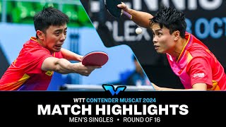 Chen Yuanyu vs Zhou Qihao | MS R16 | WTT Contender Muscat 2024