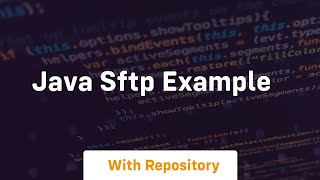 java sftp example