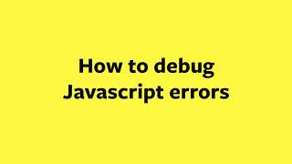 Zellwk #03: How to debug Javascript errors