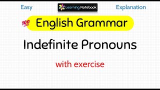 Indefinite Pronouns in English Grammar | Indefinite Pronoun